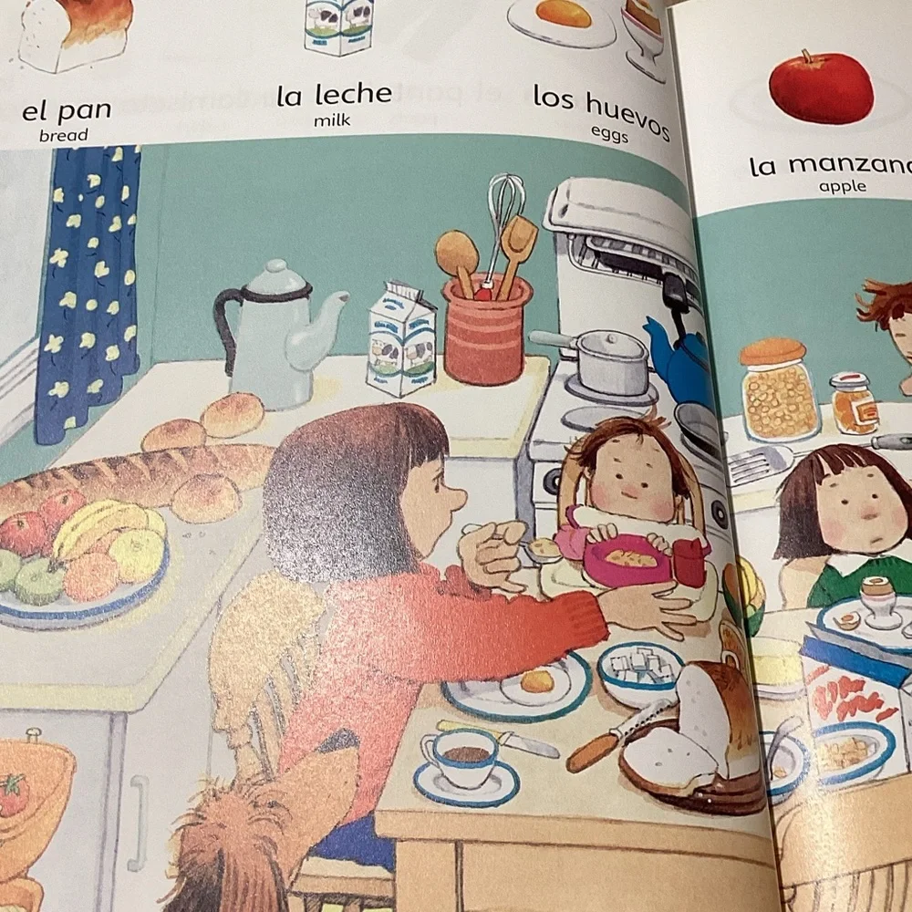 Usborne First Hundred Words in Spanish by Heather Amery and Stephen Cart…